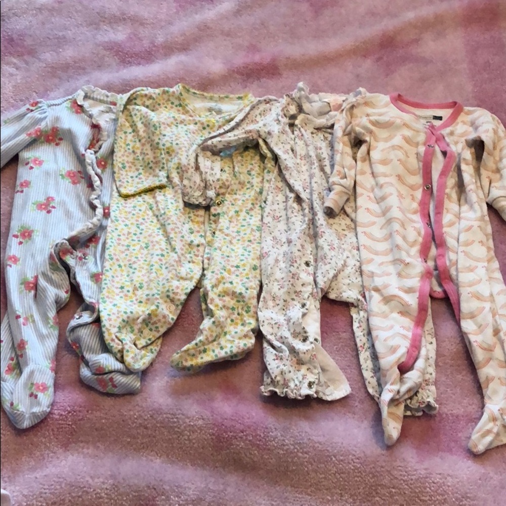 Baby girl 9 months sleepers